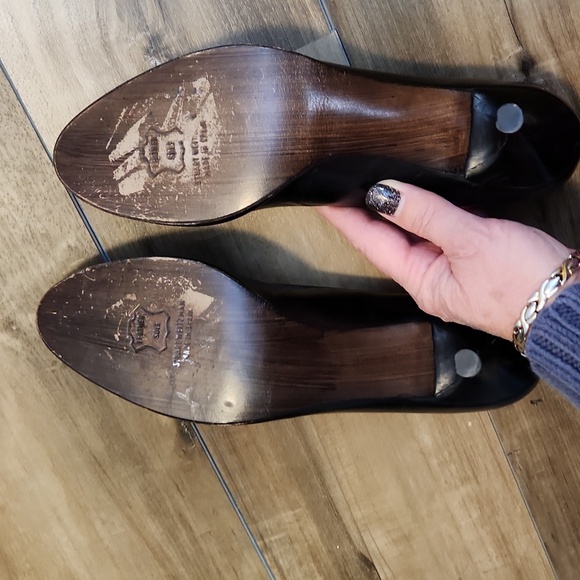 Stuart Weitzman black leather pumps size 7N made in Spain classic - Picture 12 of 15